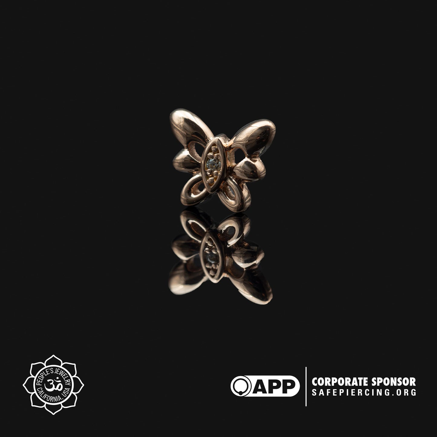 14kt Rose Gold Ends