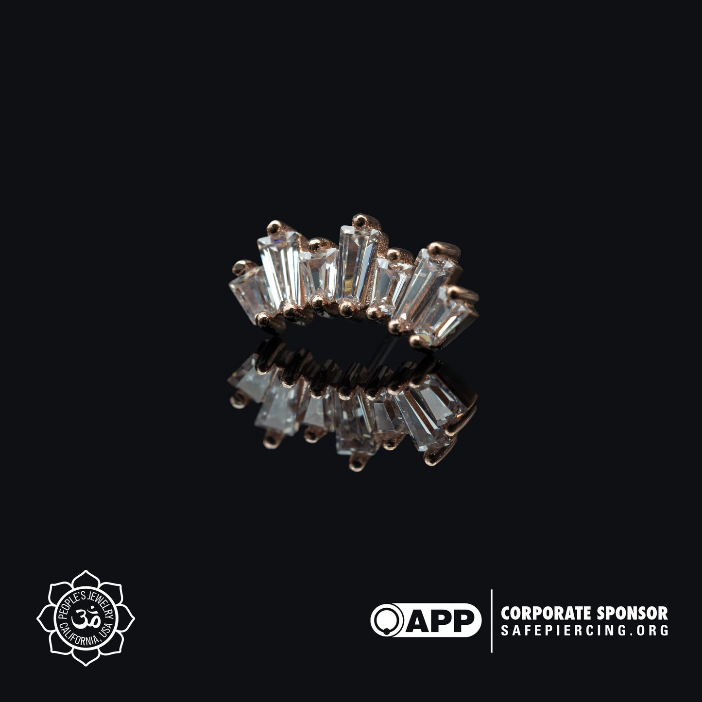 14kt Rose Gold Ends