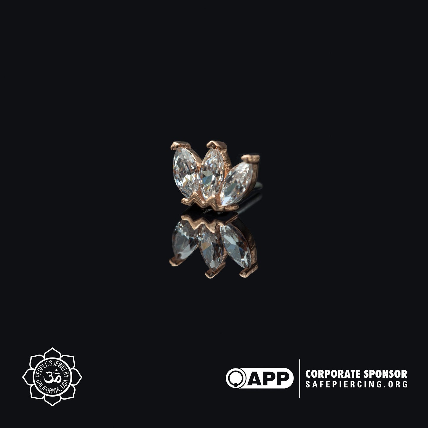 14kt Rose Gold Ends