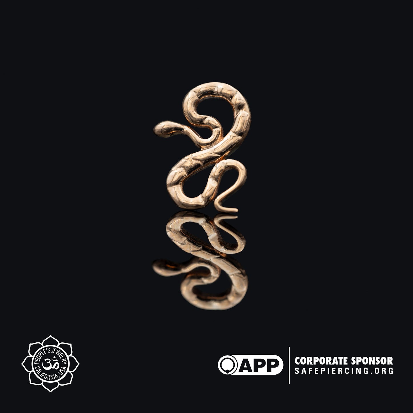14kt Rose Gold Ends