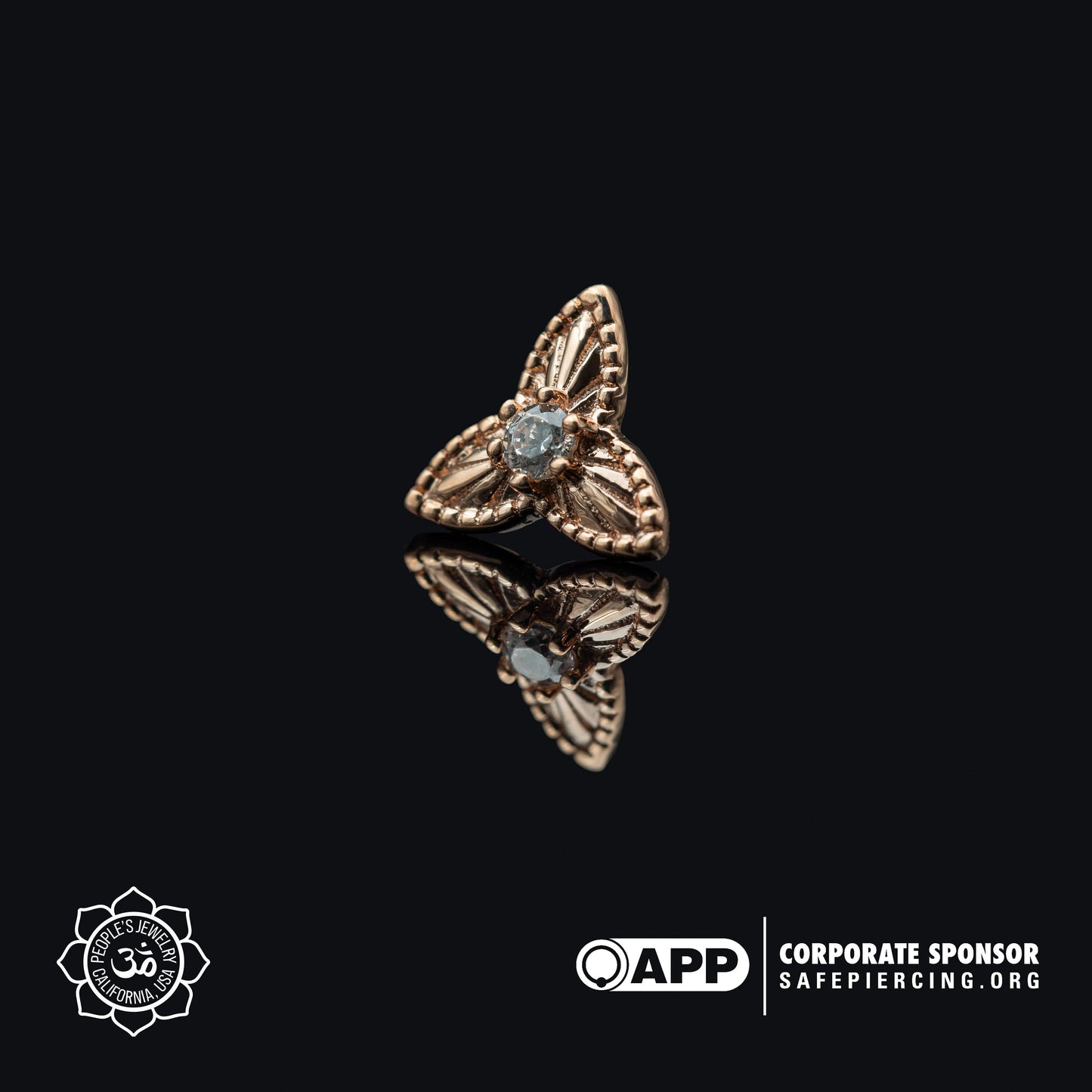 14kt Rose Gold Ends