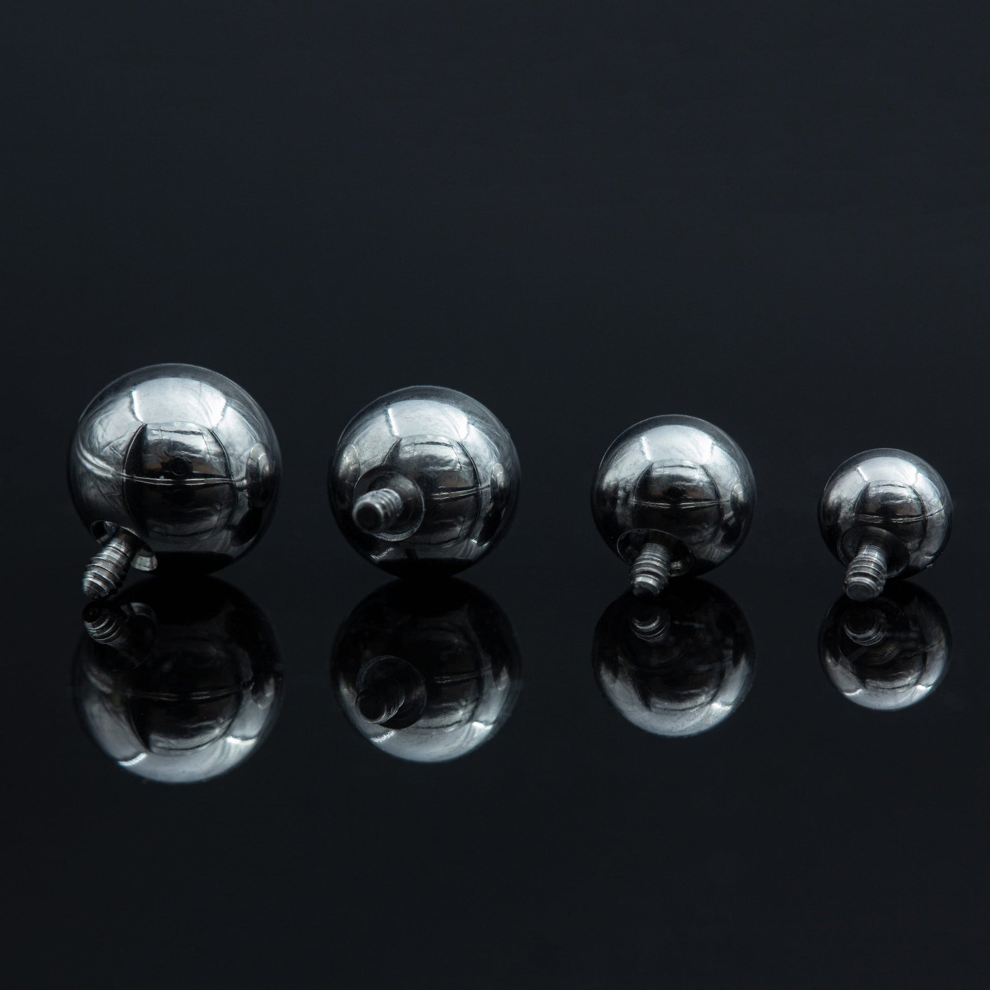 Threaded Titanium Balls – People's Jewelry