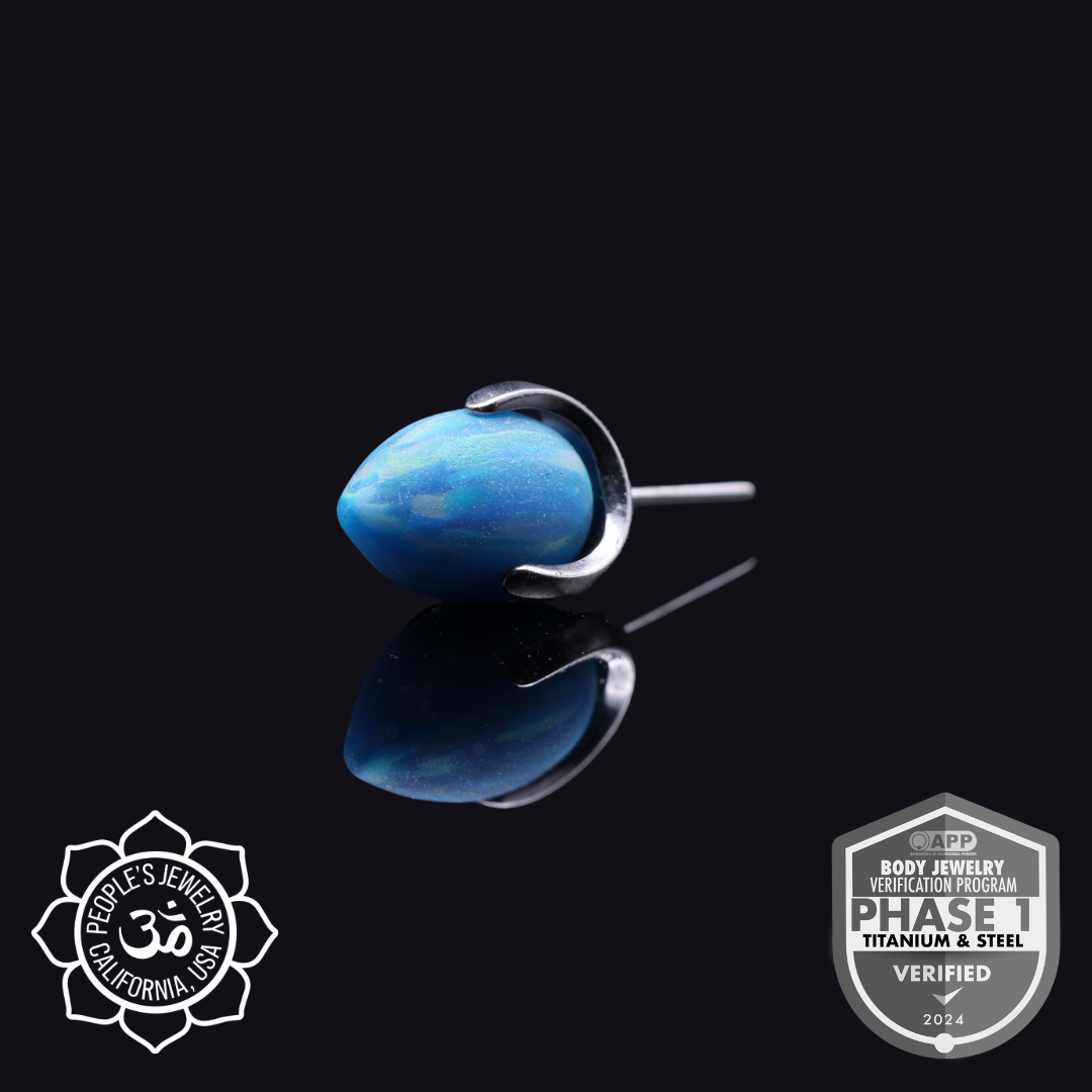 Threadless Titanium Claws - Bullet (Sandblasted)