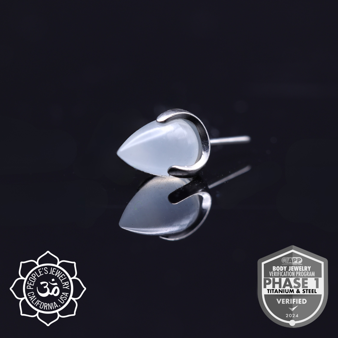 Threadless Titanium Claws - Bullet (Sandblasted)